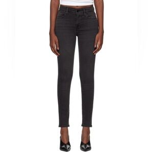 Frame Denim 'Le High Skinny' Jeans Grey Size 26 Skinny Ankle Length